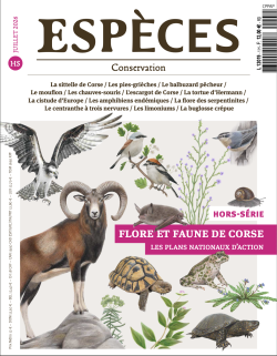 Espèces hors-série Conservation 