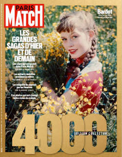 Numéro double Paris Match, édition collector numéro 4000