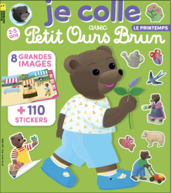Je colle avec Petit Ours Brun 